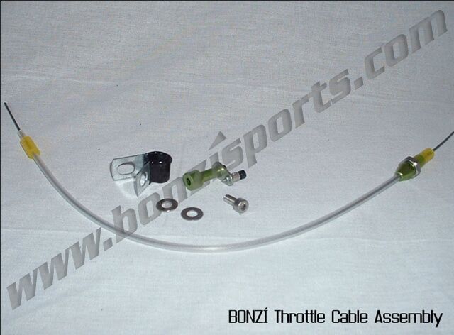 BONZI Throttle Cable Assembly (Long) - Zenoah,Walbro