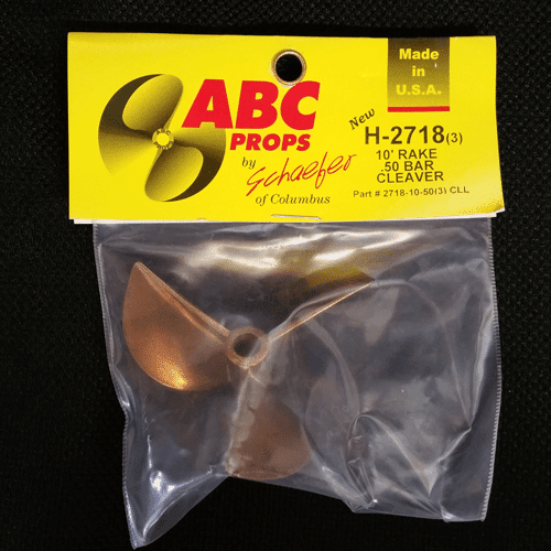2719 2 Blade Cleaver Propeller Left – RC Boat Propeller | ABC