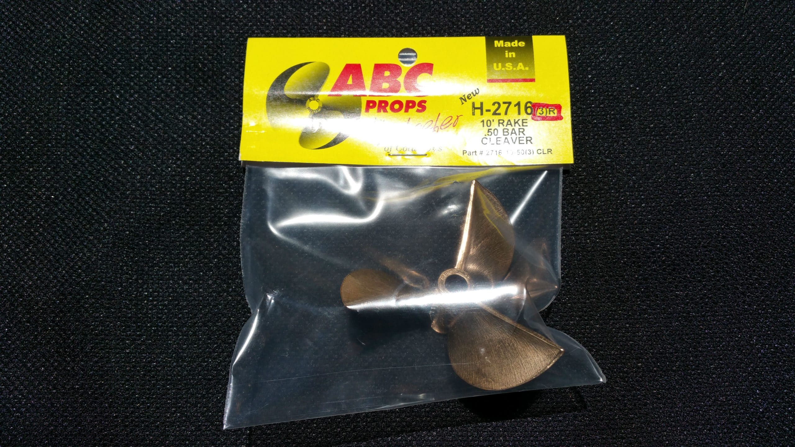 ABC H-2716/ 3-Blade Cleaver Prop (Right)