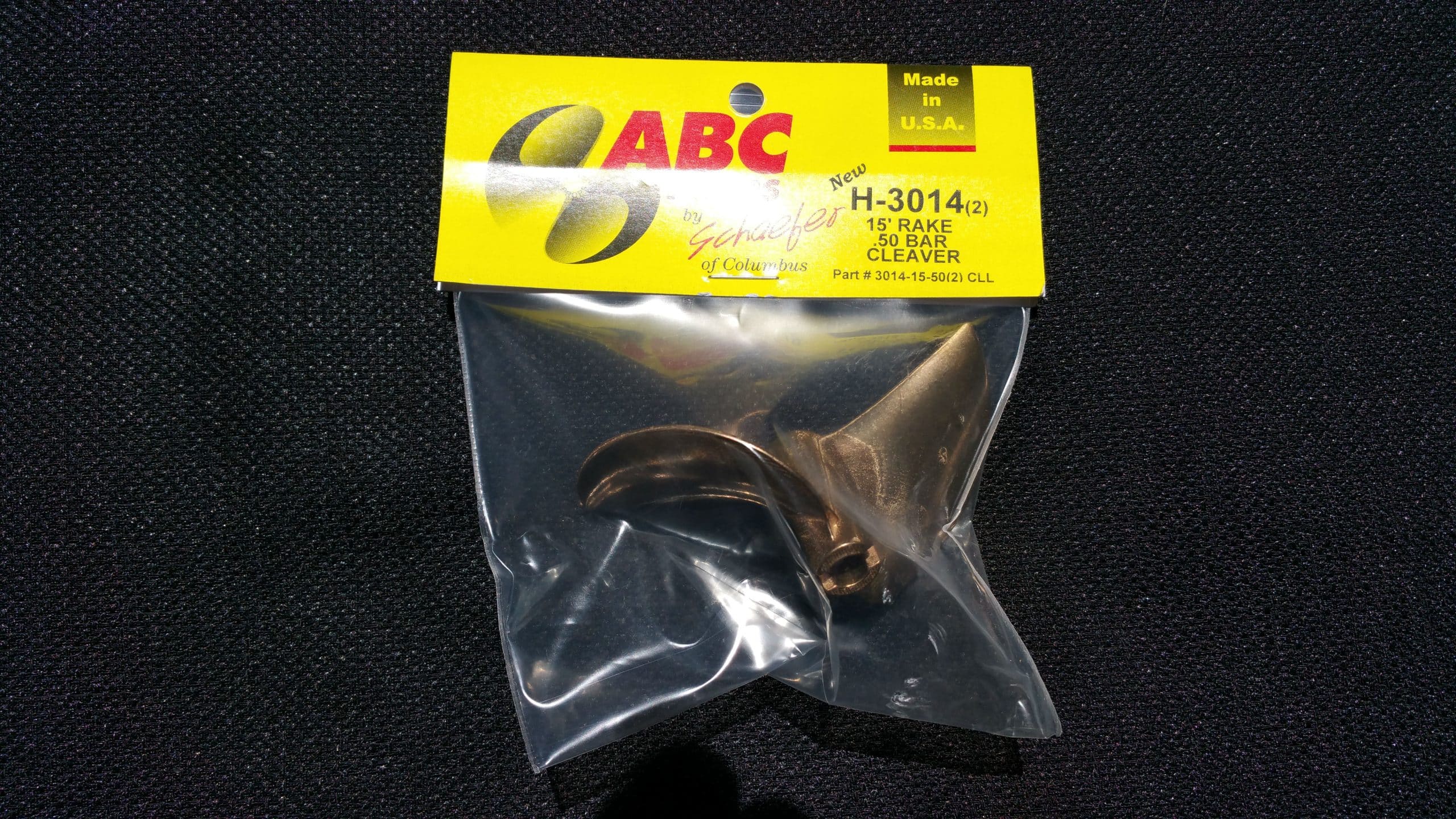 ABC H-3014/ 2-Blade Cleaver Prop (Left)