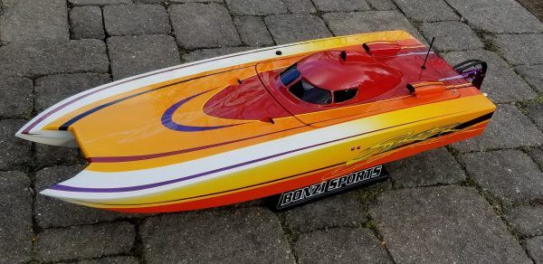 60″ Bonzi Skater Cat (Twin) RC Boat – Ready to Run - BZx4