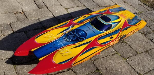 60″ Bonzi Skater Cat (Twin) RC Boat – Ready to Run - BZx4