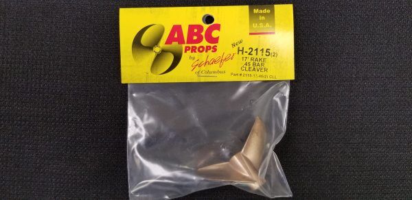 2115 2 Blade Cleaver Propeller Left – RC Boat Propeller | ABC